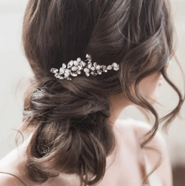 Hiuskoru, ATHENA BRIDAL | Vivian Pearl Pin -kultainen helmihiuskoriste