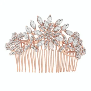 Hiuskoru, ATHENA BRIDAL JEWELLERY | Extravagance Hair Comb in Rosegold