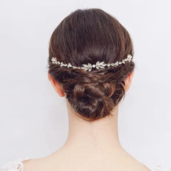 Hiuskoru, ATHENA BRIDAL JEWELLERY | Dainty Crystal Vine in Gold