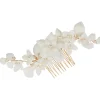 Hiuskoru, ATHENA BRIDAL | Allure Comb -kultainen kukkahiuskampa