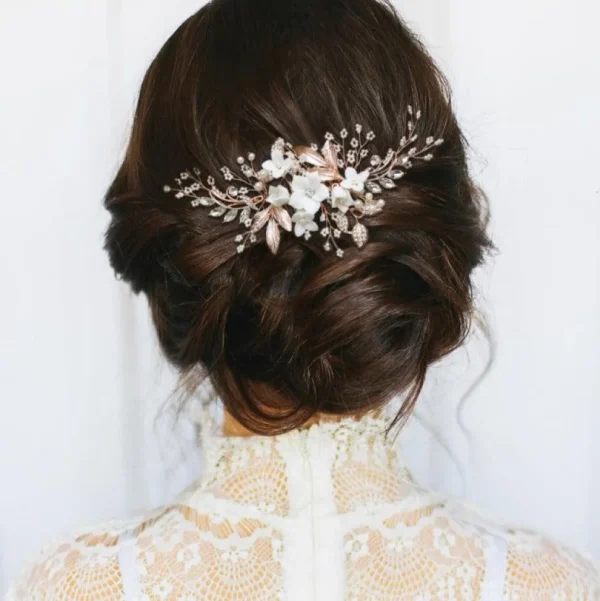 Hiuskoru, ATHENA BRIDAL | Blooming Jasmin Headpiece -Luxe Hair Comb