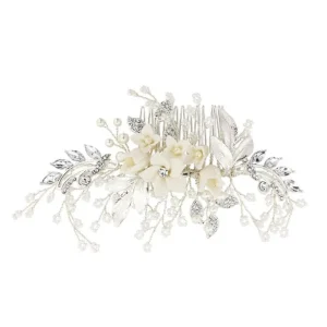 Hiuskoru, ATHENA BRIDAL | Blooming Jasmin Headpiece -Luxe Hair Comb