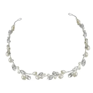 Hiuskoru, ATHENA BRIDAL | Classic Pearl Vine -hopeinen helmihiusköynnös