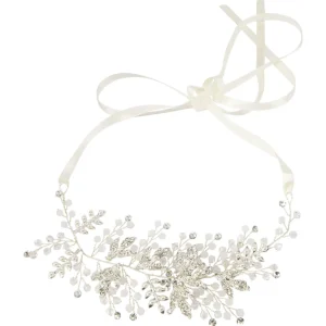 Hiuskoru, ATHENA BRIDAL | Divine Crystal Vine -hopeanvärinen hiuskoriste