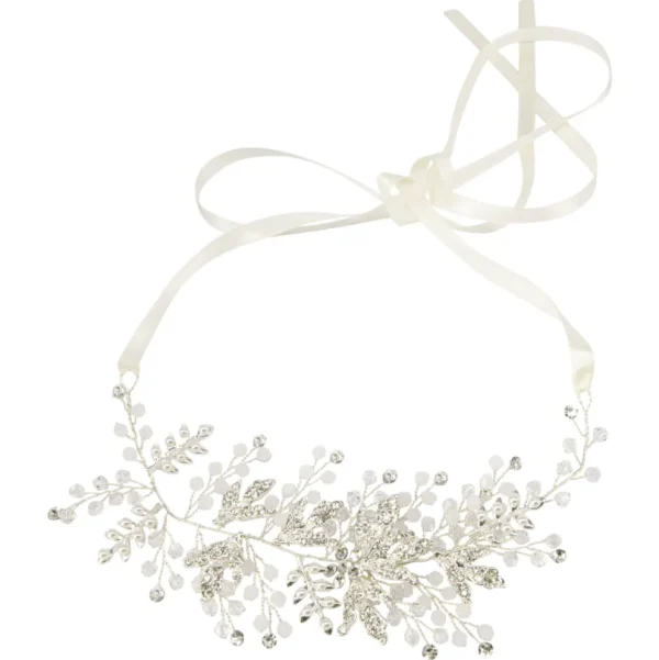 Hiuskoru, ATHENA BRIDAL | Divine Crystal Vine -hopeanvärinen hiuskoriste