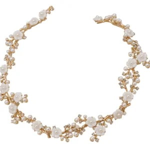 Hiuskoru, ATHENA BRIDAL | Eternal Pearl Vine -kulta helmihiuskoriste