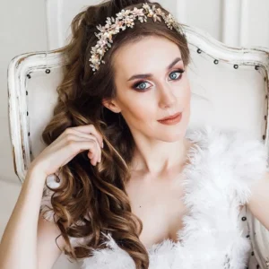 Hiuskoru, ATHENA BRIDAL | Exquisite Flower Crystal Hair Vine