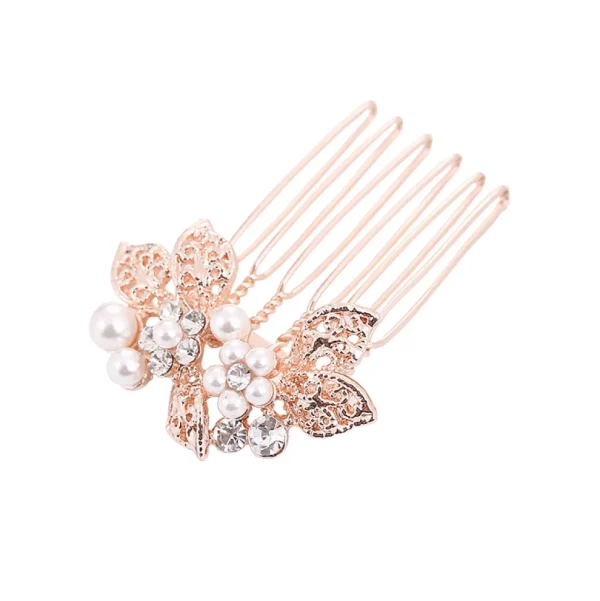 Hiuskoru, ATHENA BRIDAL | Mini Rosegold Comb -helmihiuskoriste