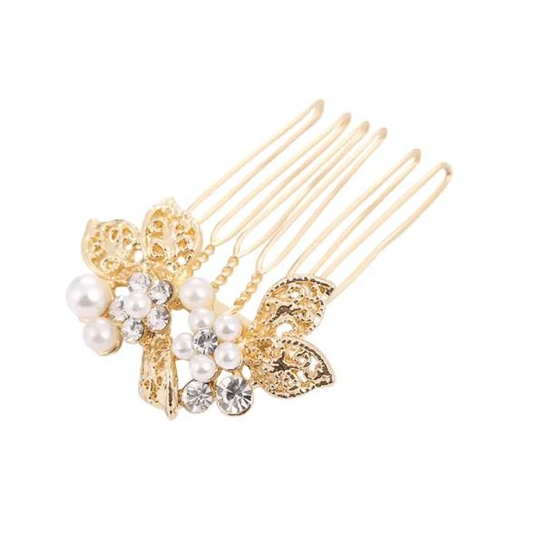 Hiuskoru, ATHENA BRIDAL | Mini Gold Comb -helmihiuskoriste