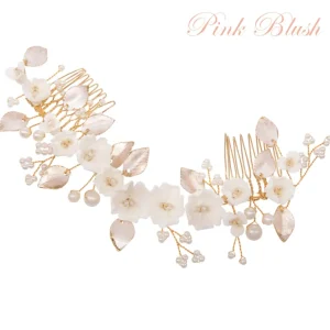 Hiuskoru, ATHENA BRIDAL | Nicole Blush Vine -kullanvärinen hiuskoriste