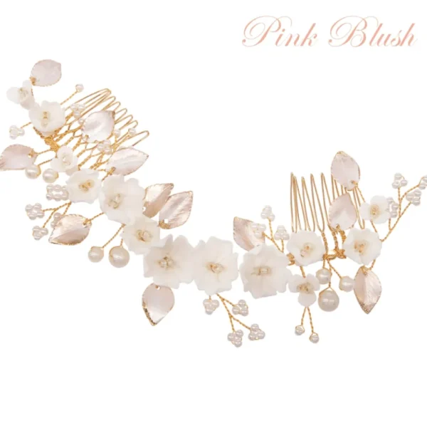 Hiuskoru, ATHENA BRIDAL | Nicole Blush Vine -kullanvärinen hiuskoriste