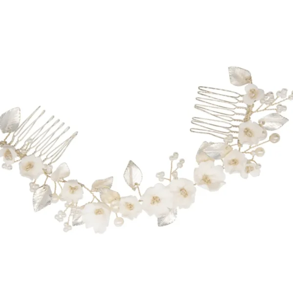 Hiuskoru, ATHENA BRIDAL | Nicole Blush Vine -hopeinen hiuskoriste
