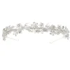 Hiuskoru, ATHENA BRIDAL | Philippa Headband -hopeanvärinen juhlapanta