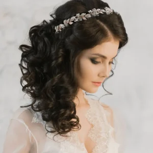 Hiuskoru, ATHENA BRIDAL | Philippa Headband -kullanvärinen juhlapanta