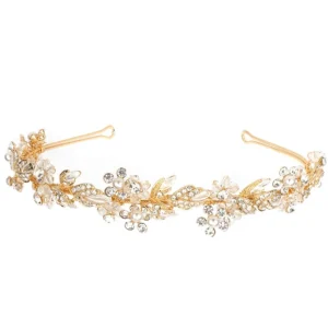 Hiuskoru, ATHENA BRIDAL | Philippa Headband -kullanvärinen juhlapanta