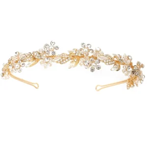 Hiuskoru, ATHENA BRIDAL | Philippa Headband -kullanvärinen juhlapanta
