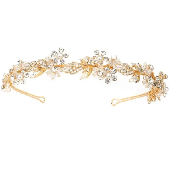 Hiuskoru, ATHENA BRIDAL | Philippa Headband -kullanvärinen juhlapanta