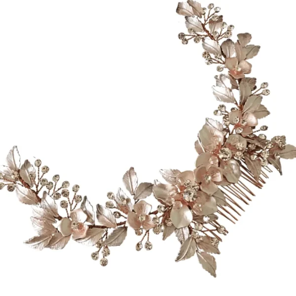 Hiuskoru, ATHENA BRIDAL | Pink Blush Vine -vaaleanpunainen hiuskoriste
