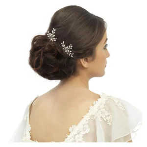 Hiuskoru, ATHENA BRIDAL | Silver Hairpin with Freshwater Pearls
