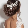 Hiuskoru, ATHENA BRIDAL | Silver Blush Vine -hopeinen hiuskoriste