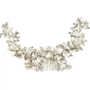 Hiuskoru, ATHENA BRIDAL | Silver Blush Vine -hopeinen hiuskoriste