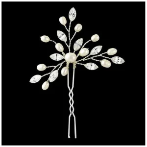 Hiuskoru, ATHENA BRIDAL | Silver Hairpin with Freshwater Pearls