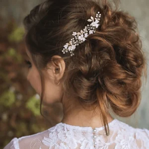Hiuskoru, ATHENA BRIDAL | Vintage Gold Pin -kukkahiuskoriste