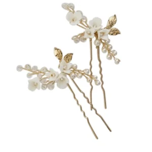 Hiuskoru, ATHENA BRIDAL | Vintage Gold Pin -kukkahiuskoriste