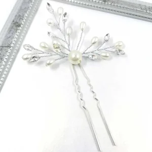 Hiuskoru, hiuskampa/ROMANCE, Elegant Hairpiece with Pearls