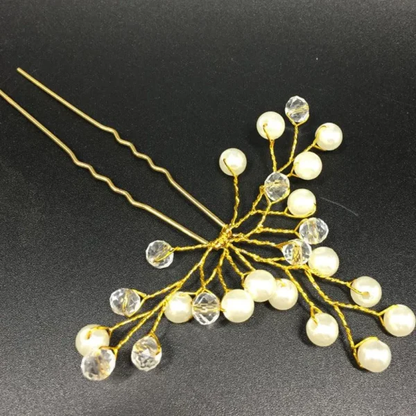 Hiuskoru, hiuskampa/ROMANCE, Delicate Hairpiece in Gold
