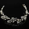 Hiuskoru, köynnös/ROMANCE, Beautiful Pearl Headpiece in Gold