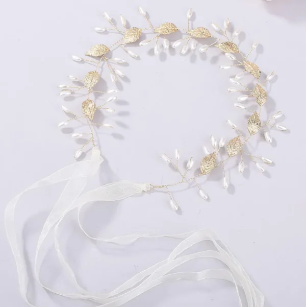 Hiuskoru, köynnös/ROMANCE, Gold Leafs Headpiece