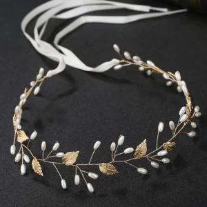 Hiuskoru, köynnös/ROMANCE, Gold Leafs Headpiece