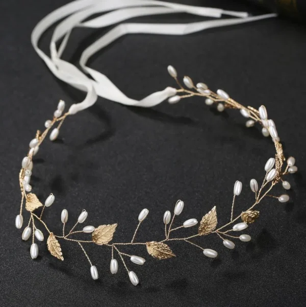 Hiuskoru, köynnös/ROMANCE, Gold Leafs Headpiece