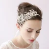 Hiuskoru, panta/ROMANCE, Glamorous Headpiece with Silver Flowers