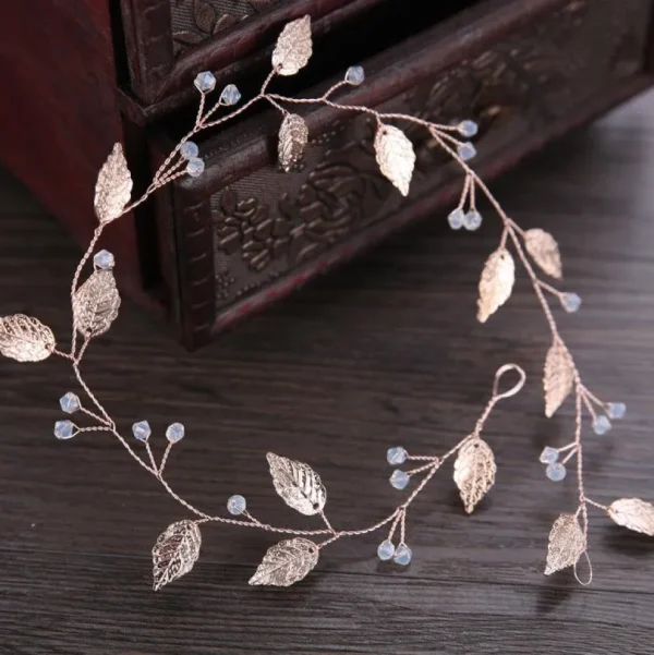 Hiuskoru, panta/ROMANCE, Minimalistic Headpiece in Rosegold