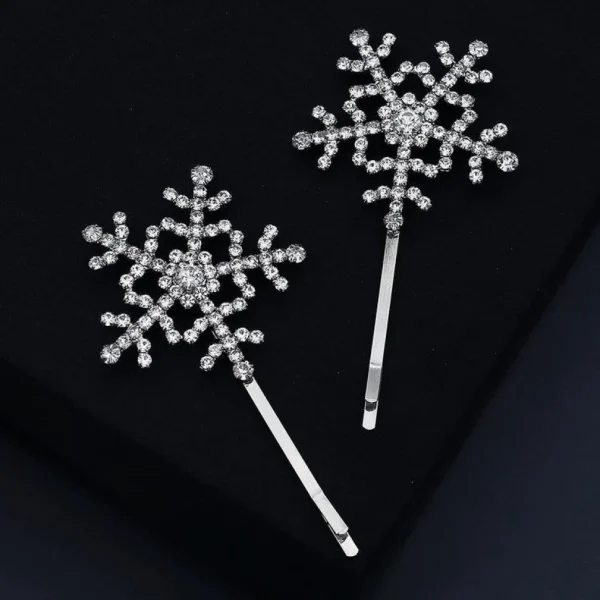 Hiuskoru, pinni | SUGAR SUGAR, Sparkly Snowflake Clip Set