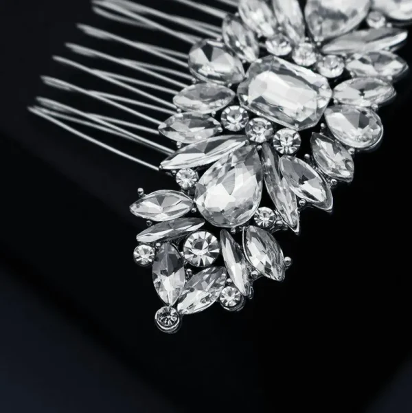 Hiuskoru, ROMANCE | Glamourous Silver Hairpiece