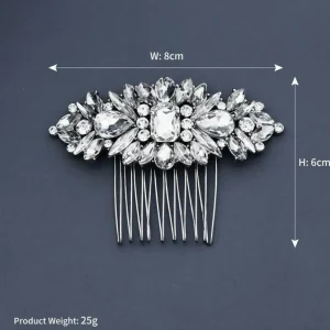 Hiuskoru, ROMANCE | Glamourous Silver Hairpiece