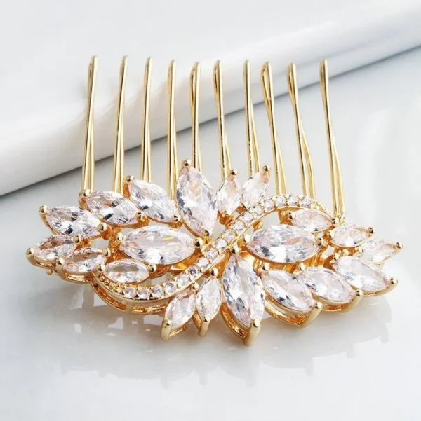 Hiuskoru, ROMANCE | Small Elegant Hairpiece in Gold