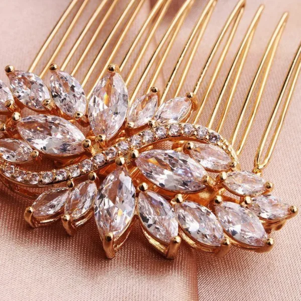 Hiuskoru, ROMANCE | Small Elegant Hairpiece in Gold