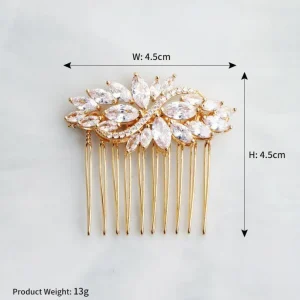Hiuskoru, ROMANCE | Small Elegant Hairpiece in Gold