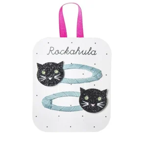 Hiuskoru/pinni, Rockahula KIDS | Sparkly Cat Clips Black