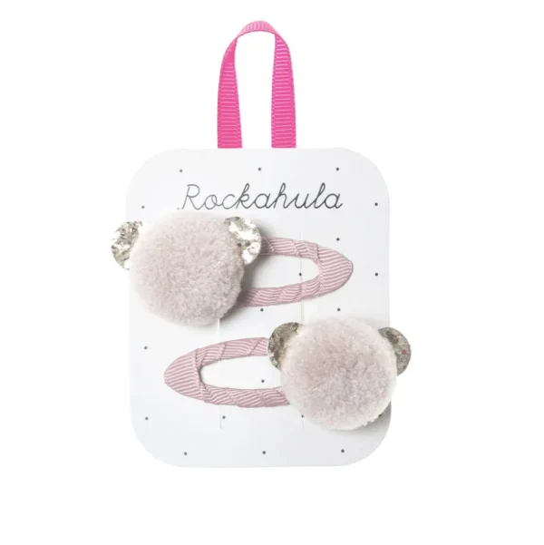 Hiuskoru/pinni, Rockahula KIDS | Billie Bear Pom Pom Clips