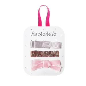 Hiuskoru/pinni, Rockahula KIDS | Sparkle Bar Clips Pink