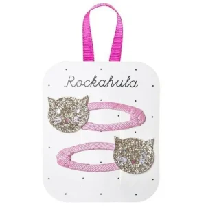 Hiuskoru/pinni, Rockahula KIDS | Sparkly Cat Clips Gold