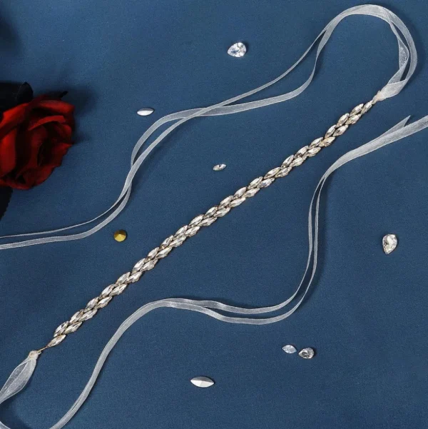 Hiuskoru | ROMANCE, Penelope -kullanvärinen hiusköynnös kirkkain kivin