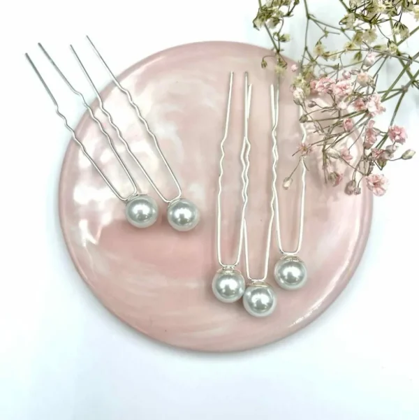 Hiuskorusetti, ROMANCE | Pearl -klassinen nutturakoristepakkaus helmin