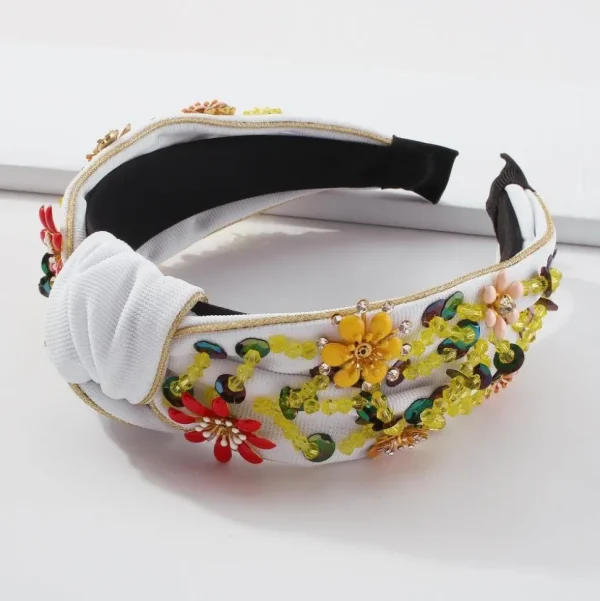 Hiuspanta | SUGAR SUGAR, Amazing Springtime Hairband in White