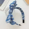 Hiuspanta | SUGAR SUGAR, Blue & White Bowtie -sininen rusettipanta